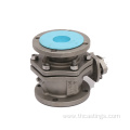 Customize valve-body size floating manual ball valve CF8